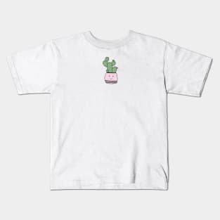 Happy cactus in pot Kids T-Shirt